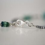 SAPPHIRE & LABRADORITE BEADED BRACELETS