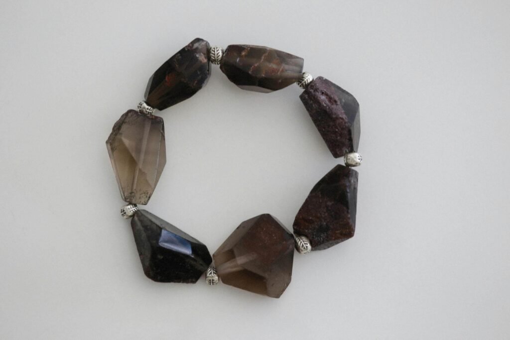 SMOKY QUARTZ CHUNKY BRACELET
