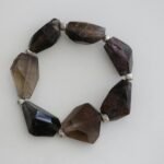 SMOKY QUARTZ CHUNKY BRACELET