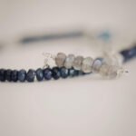 Sapphire & Labradorite Bracelet Handmade Jewelry